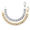 Palm Beach Jewelry Men's 2 Piece Curb-link Bracelet Set In Yellow Goldtone And Silvertone 9"