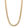 Palm Beach Jewelry Men's Curb-link Gold Ion-plated Classic Chain Necklace 20" (5.5mm)