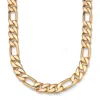 Palm Beach Jewelry Men's Figaro-link Chain In Yellow Goldtone 30"