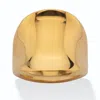 Palm Beach Jewelry Polished 14k Gold Nano Diamond Resin Filled Ring In Yellow
