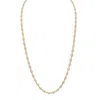 Palm Beach Jewelry Round Cut Crystal Goldtone Station Necklace 21 Inch