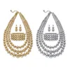 Palm Beach Jewelry Set Of 2 Silvertone And Goldtone Necklace Sets, 16.5 Inch Plus 3 Inch Extension In Yellow