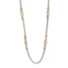 Palm Beach Jewelry Silvertone Endless Necklace (14mm), 38 Inch Length, Plus 3 Inch Extension