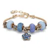 Palm Beach Jewelry Simulated Birthstone Goldtone Bali-style Bracelet 8" With 2" Extender