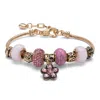 Palm Beach Jewelry Simulated Birthstone Goldtone Bali-style Bracelet 8" With 2" Extender