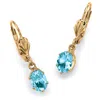Palm Beach Jewelry Simulated Birthstone Goldtone Drop Earrings In Multi