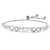 Palm Beach Jewelry Sterling Silver Diamond Accent "mom" Infinity Drawstring Slider Bracelet 10"