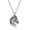 Palm Beach Jewelry Sterling Silver Horse Pendant Necklace 20-inch