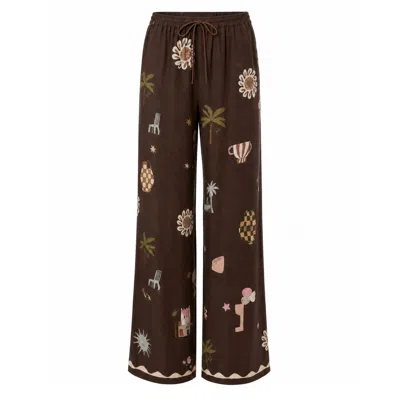 Palm Collective Women's Brown Henna Pants