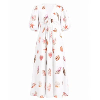 Palm Collective Women's Corsica Shell Maxi Dress - White