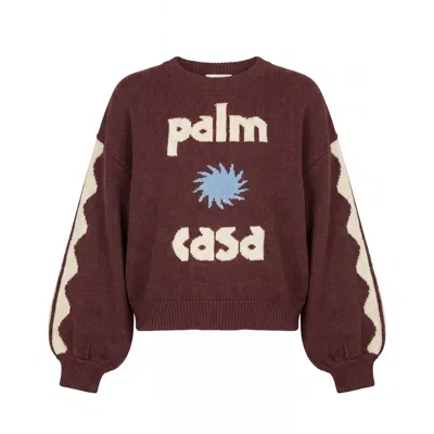 Palm Collective Women's Palm Casa Knit Sweater - Dark Brown