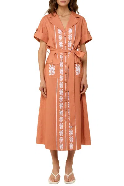 Palm Noosa Betty Dress In Orange