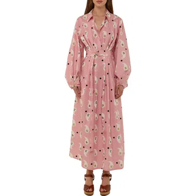 Palm Noosa Emily Shirt Dress In Pink