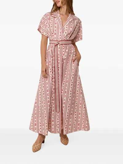 Palm Noosa Floral-print Belted Dress In Multi