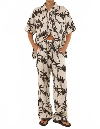 Palm Noosa Hallie Pants In Madagascar Palms In Multi