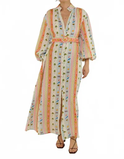 Palm Noosa Noddy Maxi Dress In Multicolor In Neutral