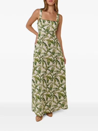 Palm Noosa Riviera Palm-print Dress In Animal Print