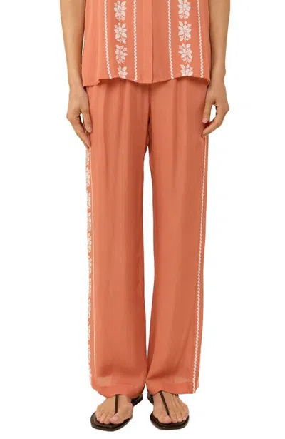 Palm Noosa Rory Pants In Orange