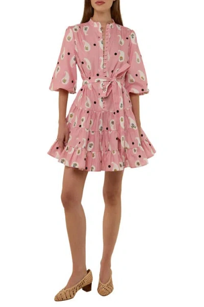 Palm Noosa Ruba Mini Dress In Bicheno Paisley