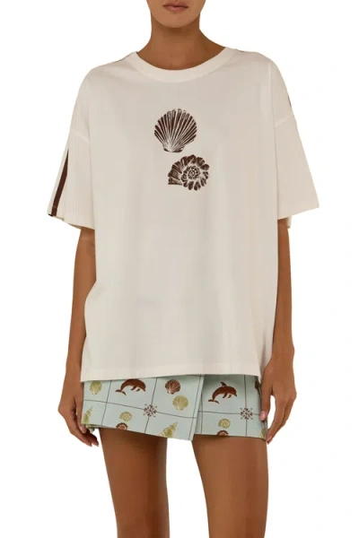 Palm Noosa Seashell T-shirt In White