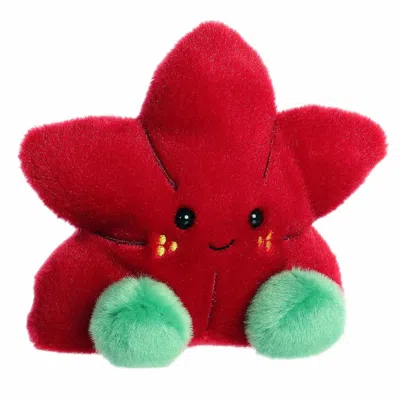 Palm Pals Aurora  Carmine Poinsettia 5-inch Stuffed Animal Plush