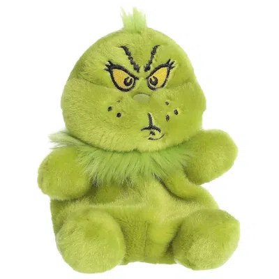 Palm Pals Aurora  Dr. Seuss The Grinch Snarky 5-inch Stuffed Animal Plush In Green