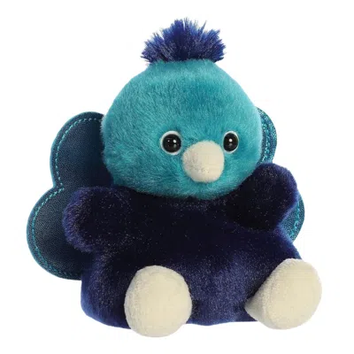 Palm Pals Aurora  Elton Peacock 5-inch Stuffed Animal Plush In Blue