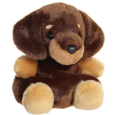 Palm Pals Aurora  Houdini Dachshund 5-inch Stuffed Animal Plush In Brown