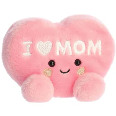 Palm Pals Aurora  I Love Mom Heart Stuffed Toy - 5-inch Plush
