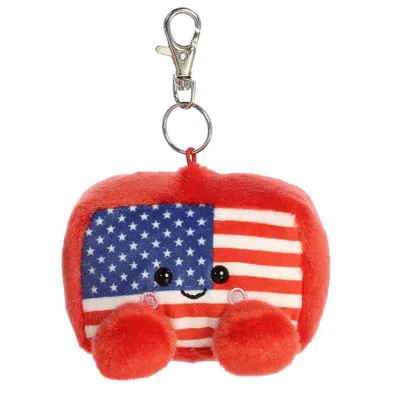 Palm Pals Aurora  Indivisible Flag Clip-on Stuffed Toy - 4-inch Plush