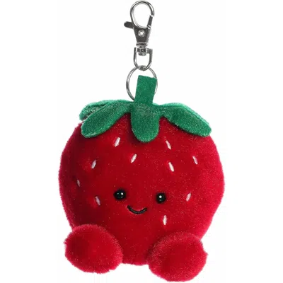 Palm Pals Aurora  Juicy Strawberry Clip-on Stuffed Toy - 4-inch Plush