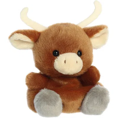 Palm Pals Aurora  Landon Longhorn 5-inch Stuffed Animal Plush