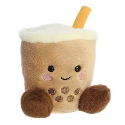 Palm Pals Aurora  Milky Tea Boba 5-inch Stuffed Animal Plush