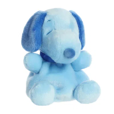 Palm Pals Aurora  Peanuts Snoopy Color Collection Blue 5-inch Stuffed Animal Plush