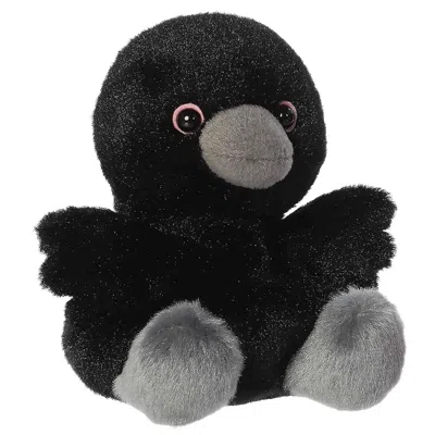 Palm Pals Aurora  Poe Raven 5-inch Stuffed Animal Plush In Black