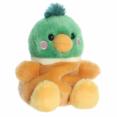 Palm Pals Aurora  Puddles Mallard Duck 5-inch Stuffed Animal Plush