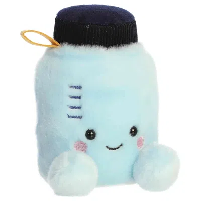 Palm Pals Aurora  Rowan Water Bottle 5-inch Stuffed Animal Plush In Blue