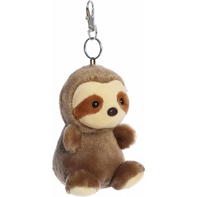 Palm Pals Aurora  Slomo Sloth Backpack Clip-on Stuffed Animal - 4-inch Plush