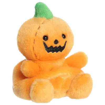 Palm Pals Aurora  Squashley Pumpkin Head 5-inch Stuffed Animal Plush In Orange