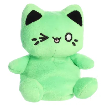 Palm Pals Aurora  Tasty Peach Toxic Green Meowchi 5-inch Stuffed Animal Plush