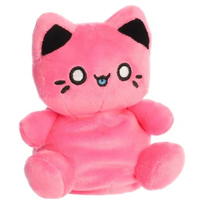 Palm Pals Aurora  Tasty Peach Vivid Pink Meowchi 5-inch Stuffed Animal Plush