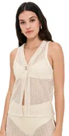 Palmacea Adara Nilo Shirt Ivory In White