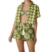 Palmacea Ama Shirt In Musa In Green