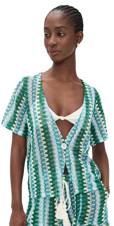 Palmacea Blanco Shirt Aura