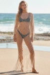 Palmacea Capri Sheer Fringe Maxi Dress