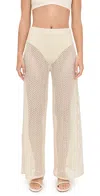 Palmacea Federica Nilo Pants Ivory In Neutral