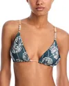 Palmacea Kade Triangle Bikini Top In Savanna