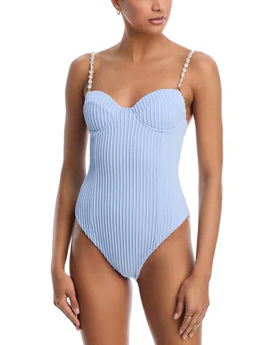 Palmacea Mare One Piece Swimsuit In Blue