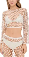 Palmacea Myla Shirt Macrame In Macrame
