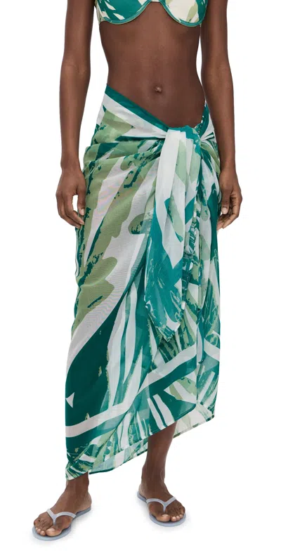 Palmacea Nori Sarong Pareo Nori In Green